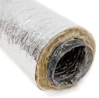 Hart & Cooley 180339, F218 Series UL Listed Insulated Flexible Duct, 12" x 25', R-8.0 Insulated, Bagged