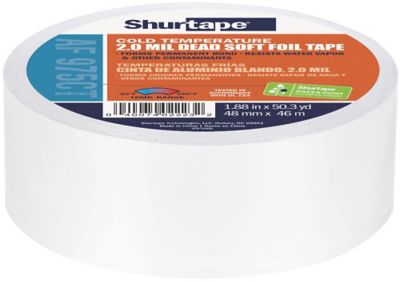 Shurtape 232032, AF 975CT Cold Temperature Aluminum Foil Tape, 2" x 50 yd., Silver