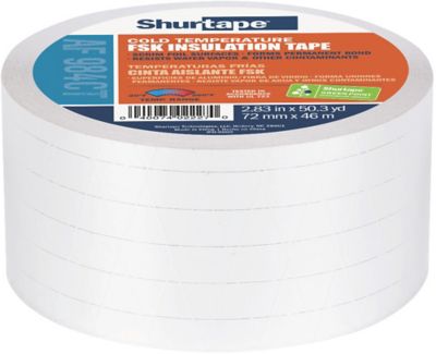 Shurtape 232036, AF 984CT Cold Temperature Foil/Scrim/Kraft (FSK) Tape, 3" x 50 yd.