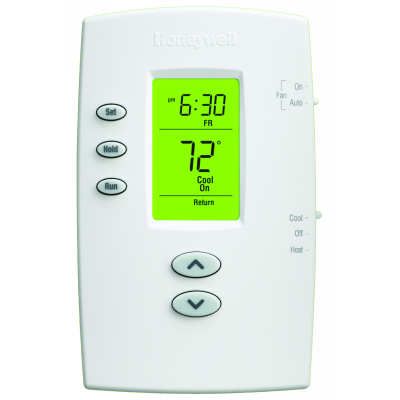 Honeywell TH2110DV1008, Digital Vertical Programmable Thermostat, Heat Pump 1 Heat/1 Cool, Conventional 1 Heat/ Cool