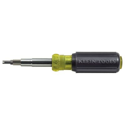 Klein 32527 11-in-1 Screwdriver/Nut Driver with Schrader Valve Core Bit