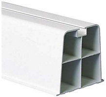 DiversiTech 230-MB14W, Hef-T-Block Mounting Block, Size: 14" White Pack of 2