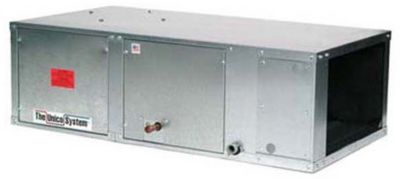 UI U1218L-1EC2EH 27  x 43"  x 13"  Air Handler FCU + H Coil 240V EC Motor TXV Valve Hot Water
