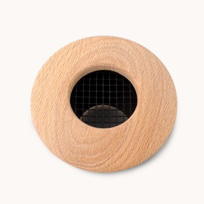 Unico UPC-257-RO, Round Supply Outlet, Red Oak Wood, 2.5" Duct Size