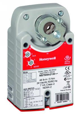 24 Vac or Vdc, 27 lb-in., Two Position or SPST, 3 Nm, Direct Coupled Actuator