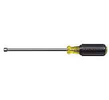 Klein 646-1/4M  1/4" Magnetic Hex Nut Driver,  6" Hollow-Shaft