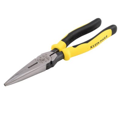 Klein J203-7 7" Journeyman Long Nose Side Cutting Pliers