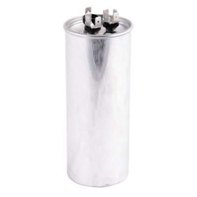 FirstChoice 4JR0580-II-EW, 80/5 MFD Dual Run Capacitor, 440 VAC, Round