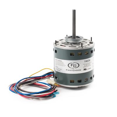 FirstChoice WG840587-EW, Blower Motor, 1/2 HP, 115V, 3 Speed, 1075 RPM, 10.5 Amps