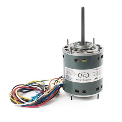 FirstChoice WG840467-EW, Blower Motor, 1/5-3/4 HP, 4 Speed, 208/230V-1Ph, 1075 RPM, 3.8 Amps, Multi-Horsepower