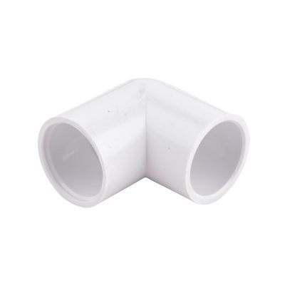 Schedule 40 PVC 90 Deg Elbow, 3/4 IN, Soc x Soc, 10/pkg