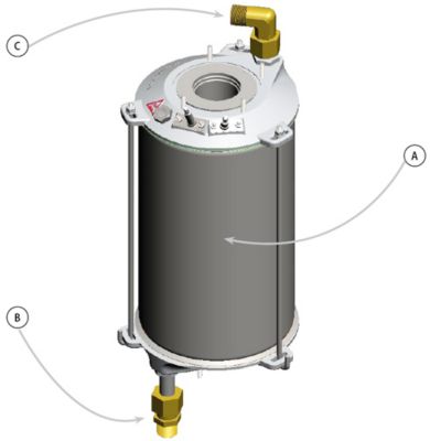 Lennox 550002271, Boiler Heat Exchanger Assembly, For GWM-050