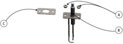 Igniter Kit for Wall Mounted Condensing Gas Boiler DKVLT-050/075/100