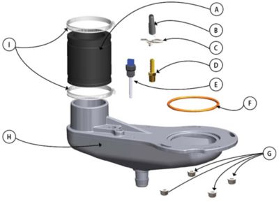 Condensate Collector Kit for Wall Mounted Condensing Gas Boiler DKVLT ...