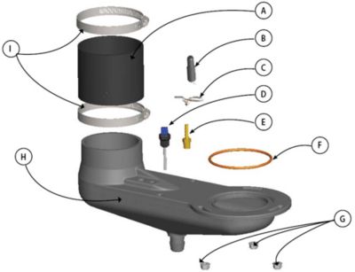 Lennox 550002295, Condensate Collector Kit for Wall Mounted Condensing Gas Boilers, GWM-150/200