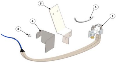 Lennox 550002585, Spark Pilot Kit, For Gas-Fired Hot Water Boilers, GWB8 Series