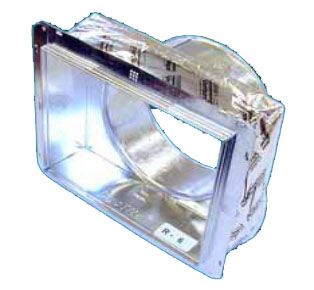 M&M #602R8, 6"x 6" x 4", DucTite Register Box, R8 Duct Wrap, with Snap-Rail Flange