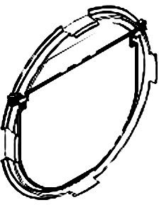 Research Products 5450 Dehumidifier Backflow 10" Damper
