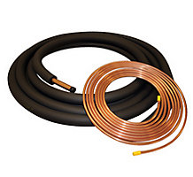 3/8 Inch x 3/4 Inch x 3/4 Inch Wall, Insulated Line Set, 50 Foot Length, Plain End