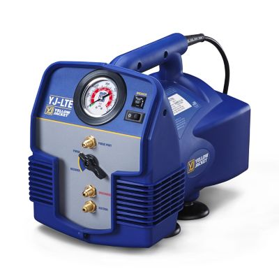Yellow Jacket LTE Oil-Less Universal Refrigerant Recovery System, 40 Deg. F to 122 Deg. F Operating Temperatrure,  115 Volts, 60 hz