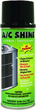 A/C Shine 61118, Cleaner/Protectant, 12 Ounce Aerosol