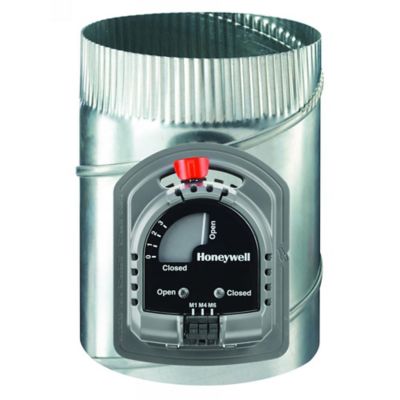 Honeywell ARD12TZ/U, Automatic Round Damper, Power-Close, 12 Inch, 24 Volt