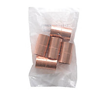 Copper Rolled Stop Coupling, 7/8", C x C, 5/Pkg