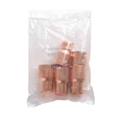 Copper Fitting Reducer, 1-1/8 x 7/8", C x C, 5/Pkg