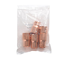 Copper Fitting Reducer, 1-1/8 x 7/8", C x C, 5/Pkg