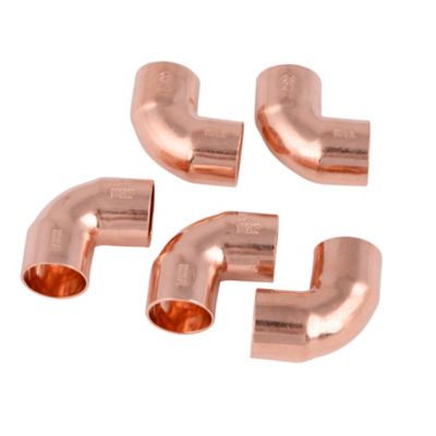 Copper Elbow, 90 Deg, 5/8" C x C, 5/Pkg