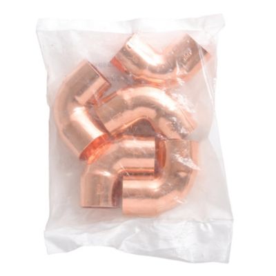 Copper Elbow, 90 Deg, 1-1/8" C x C, 5/Pkg