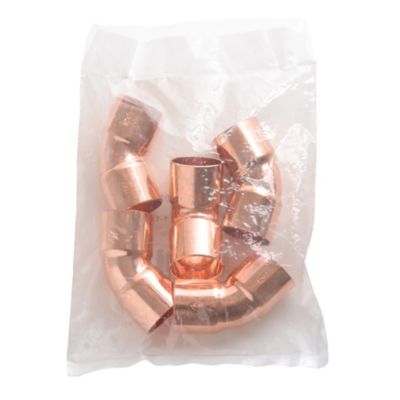 Copper Elbow, 45 Deg, 1-1/8" C x C, 5/Pkg