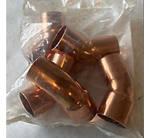 Copper Street Elbow, 45 Deg, 1-1/8" FTG x C, 5/Pkg