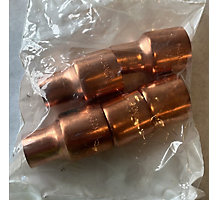 Copper Reducer Coupling, 1-1/8 x 3/4, C x C, 5/pkg