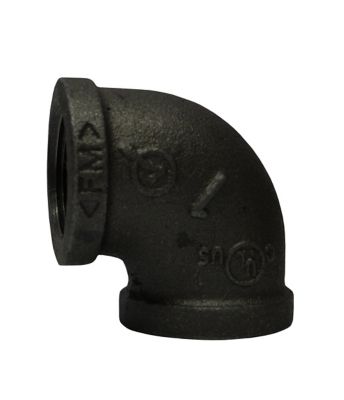 Black Iron 90 Degree Elbow, 1 IN, 5/Pkg