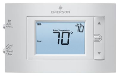 White Rodgers 1F83H-21NP, Non-Programmable Digital Thermostat, Heat Pump 2 Heat/1 Cool