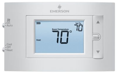 White Rodgers 1F83C-11NP, Non-Programmable Digital Thermostat, Single 1H/1C Heat Pump 1H/1C