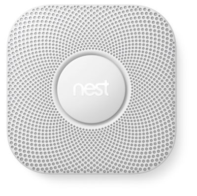 Nest Protect S3004PWBUS, Carbon Monoxide and Smoke Detector, Battery, White