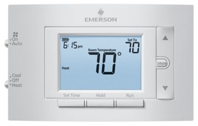 White Rodgers 1F83C-11PR, Digital Programmable Thermostat, Single Stage, 1 Heat/1 Cool