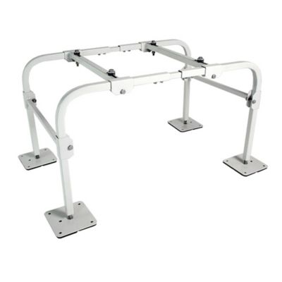 Quick-Sling QSMS1801, Mini-Split Stand - Wide, White, 18" H x 19.5" D x 20 to 36" W