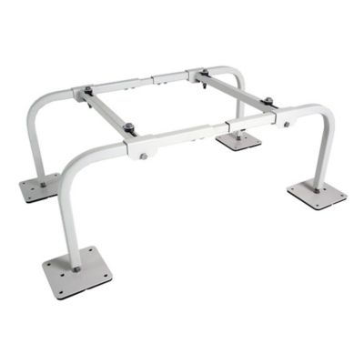 Quick-Sling QSMS1201, Mini-Split Stand - Wide, White, 12" H x 19.5" D x 20 to 36" W