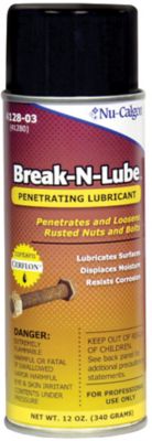 Nu-Calgon 4128-03, Break-N-Lube Penetrating Lubricant, 12 oz Aerosol