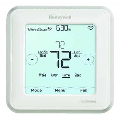 Honeywell TH6220WF2006/U, Touchscreen Programmable Thermostat, WiFi, Heat Pump 2 Heat/1 Cool, Conventional Systems 2 Heat/2 Cool