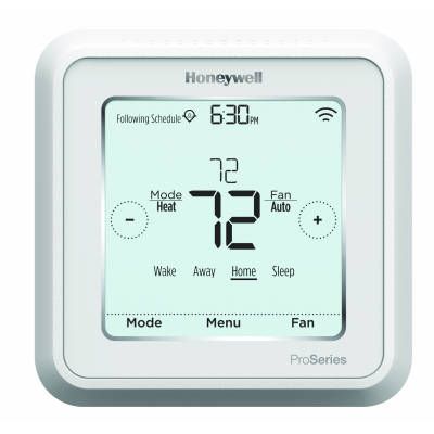 Honeywell TH6320WF2003/U, Touchscreen Programmable Thermostat, WiFi, Heat Pump 3 Heat/2 Cool, Conventional Systems 2 Heat/2 Cool