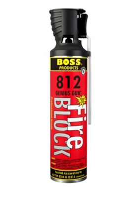 Boss 81221, 812 Fire Block Foam, Pink, 20 Ounce Genius Gun