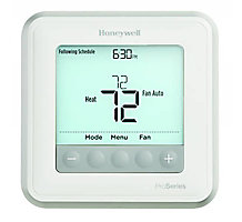 Honeywell TH6210U2001/U, Digital Programmable Thermostat, Heat Pump 2 Heat/1 Cool, Conventional Systems 1 Heat/1 Cool