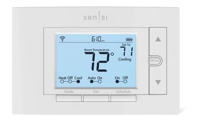 Emerson Sensi 1F87U-42WF Smart Wi-Fi Thermostat with Geofencing, Apple HomeKit and Alexa Compatible