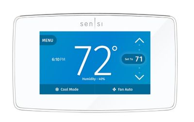 Emerson Sensi 1F95U-42WF Touch Smart Wi-Fi Thermostat with Geofencing, Apple HomeKit and Alexa Compatible