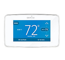Emerson Sensi 1F95U-42WF Touch Smart Wi-Fi Thermostat with Geofencing, Apple HomeKit and Alexa Compatible