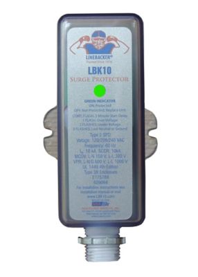 Supco LBK10, Linebacker Surge Protector, 120/208/240 VAC